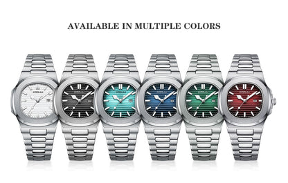 CRRJU  Men Watch 2024 Luxury Top Brand Quartz Watches Business Simple Ultra Thin Luminous Wristwatch Men's Clock Reloj Hombre