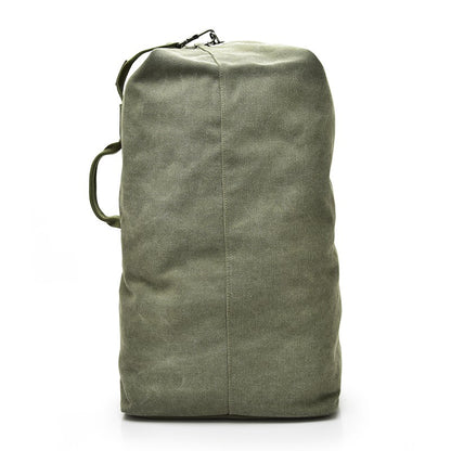 Mochila de Viagem Masculina de Grande Capacidade para Montanhismo, Bolsa de Mão, Mochilas Masculinas de Ombro Tipo Balde de Lona de Alta Qualidade