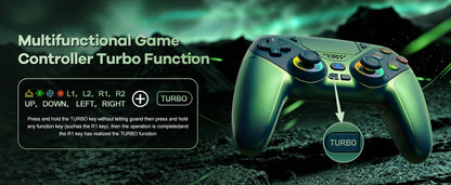RGB Light Controller For PlayStation 5/PS5 Pro/Slim/PC Wireless Gamepad Marco/Turbo NO Drift Hall Effect Gaming Control Joystick