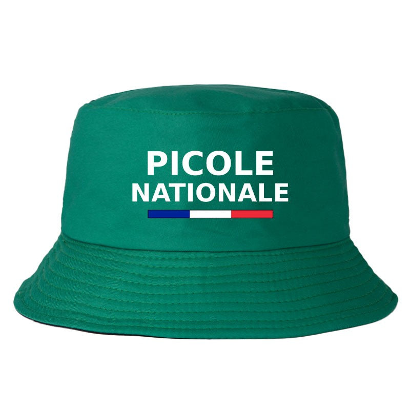 Summer Picole Nationale Bob Man Reversible Bucket Hat Women Cotton Fisherman Cap Unisex Outdoor Sport Sun Activities Panama