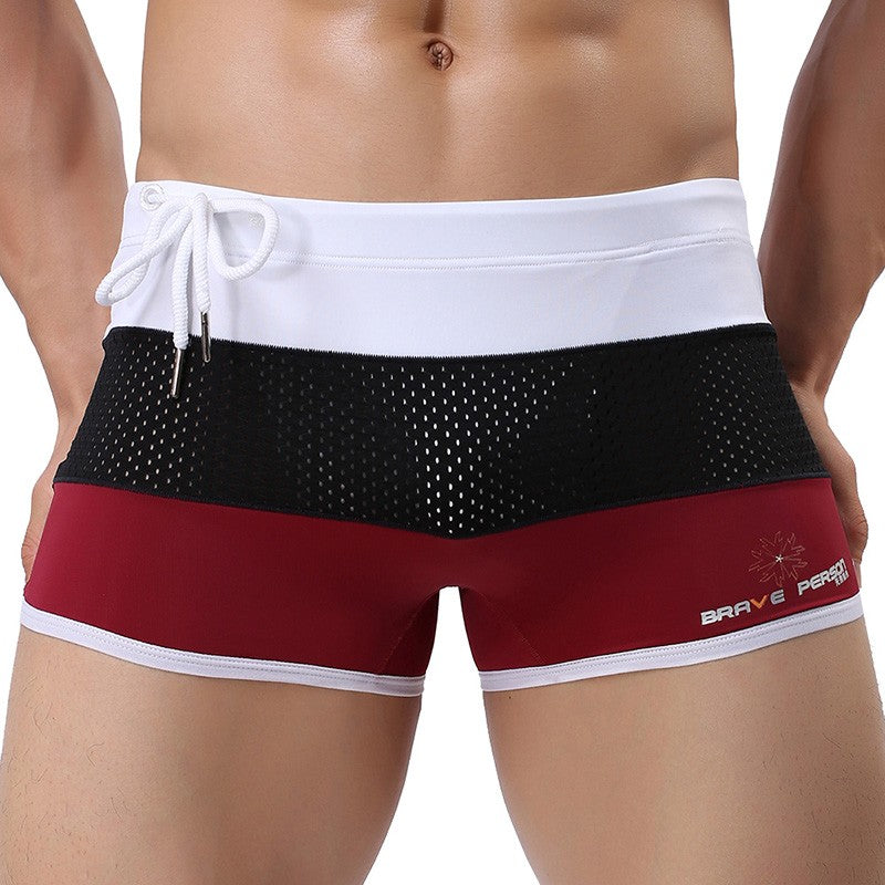 Men's Surf Board Shorts Beachwear Swimming Trunks Men U Convex Pouch Boxer Shorts Bikni Male Panties Underpants