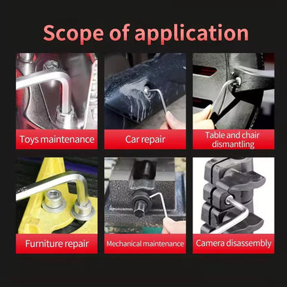 5/8/11 Peças Chave Allen Métrica Chave Polegada Chave L Chaves de Tamanho Conjunto de Ferramentas para Reparo Automotivo Ferramentas Manuais para Trabalho Doméstico