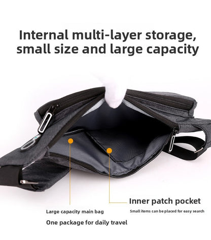 Sling Bag - Anti-theft Crossbody Shoulder Bag for Men and Women Sling Chest Crossbody Bag for Travel, Sport, Work Casual Daypack