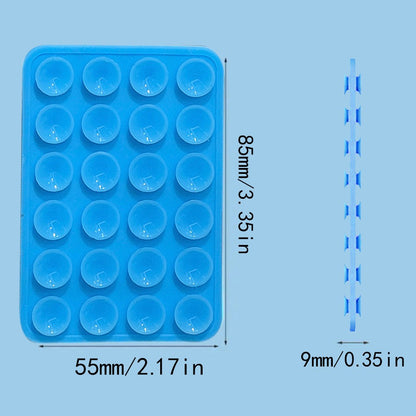 Candy Color Soft Silicone Suction Cup Suction Cups Mobile Phone Tablet Luggage Suction Cup Universal Charger Leather Case