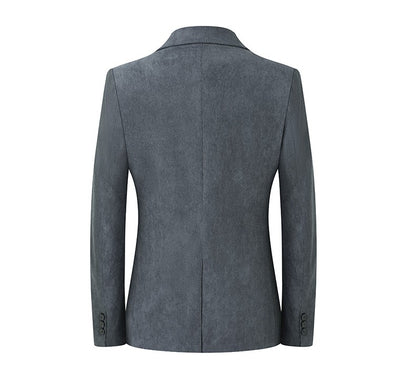 Blazer Hombre High-quality Men's Fashionable Corduroy Jacket Business Casual Social Banquet Formal Suit Jacket Plus Size Blaze