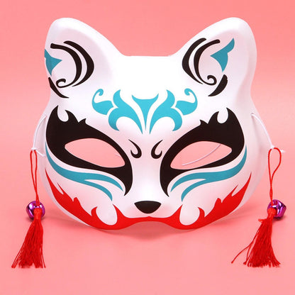 Japanese Anime Demon Slayer Mask Cosplay Thicken Plastic Masks Halloween Party Costume Props Fox Mask