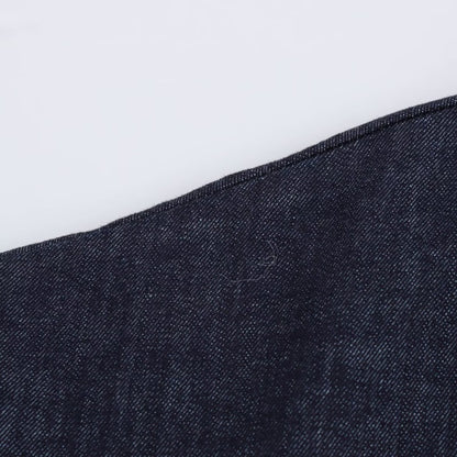 ETJ 2025  Spring New 1975 series denim MIDI dress with lapel side zipper fashion