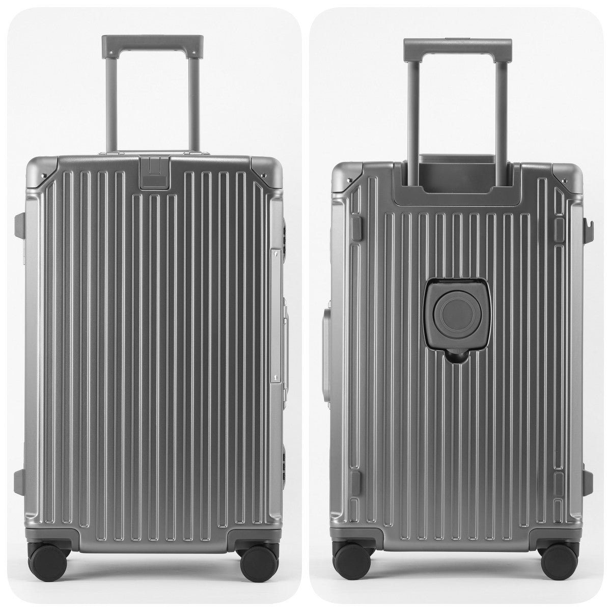 Mala de Viagem de Luxo de Alta Qualidade Aprimorada Material PC Espesso Bagagem de Rodinhas Moldura de Alumínio 20/24/26/28/30 polegadas Sacolas de Viagem