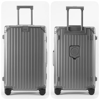 Mala de Viagem de Luxo de Alta Qualidade Aprimorada Material PC Espesso Bagagem de Rodinhas Moldura de Alumínio 20/24/26/28/30 polegadas Sacolas de Viagem