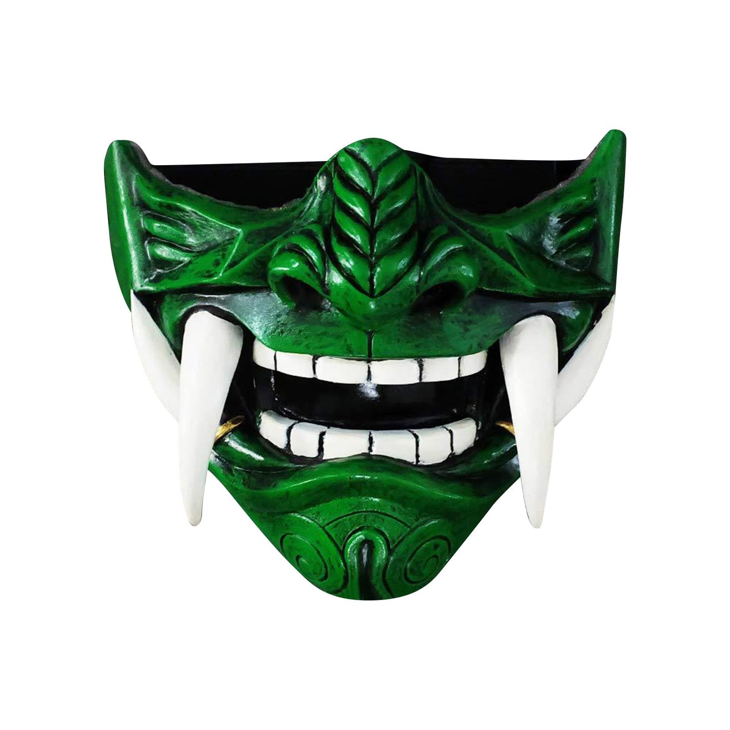 Japanese Samurai Oni Demon Mask Cosplay Horror Prajna Hannya Evil Killer Thicken Plastic Masks Halloween Party Costume Props
