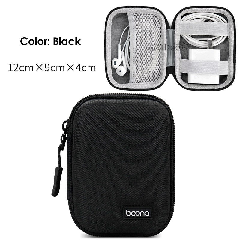 Hot Sale Waterproof Hard Shell Digital Gadgets Storage Bag Travel Organizer for Electronics Accessories HDD Earphone Storage Box
