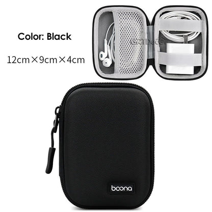 Hot Sale Waterproof Hard Shell Digital Gadgets Storage Bag Travel Organizer for Electronics Accessories HDD Earphone Storage Box