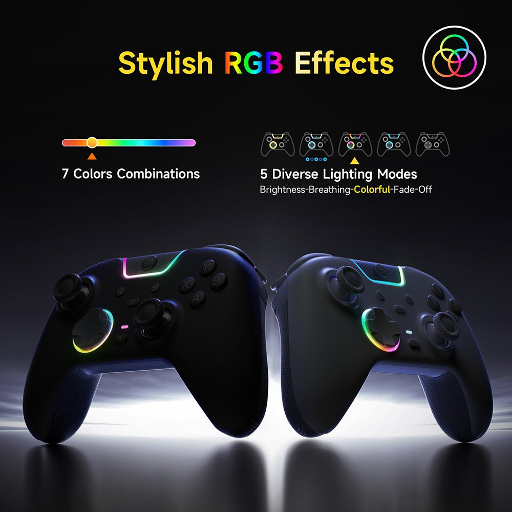 EasySMX X05 Pro Wireless Gamepad?Game Controller with Dual Rumble Motors, Impulse Triggers for PC Nintendo Switch Phone Steam TV