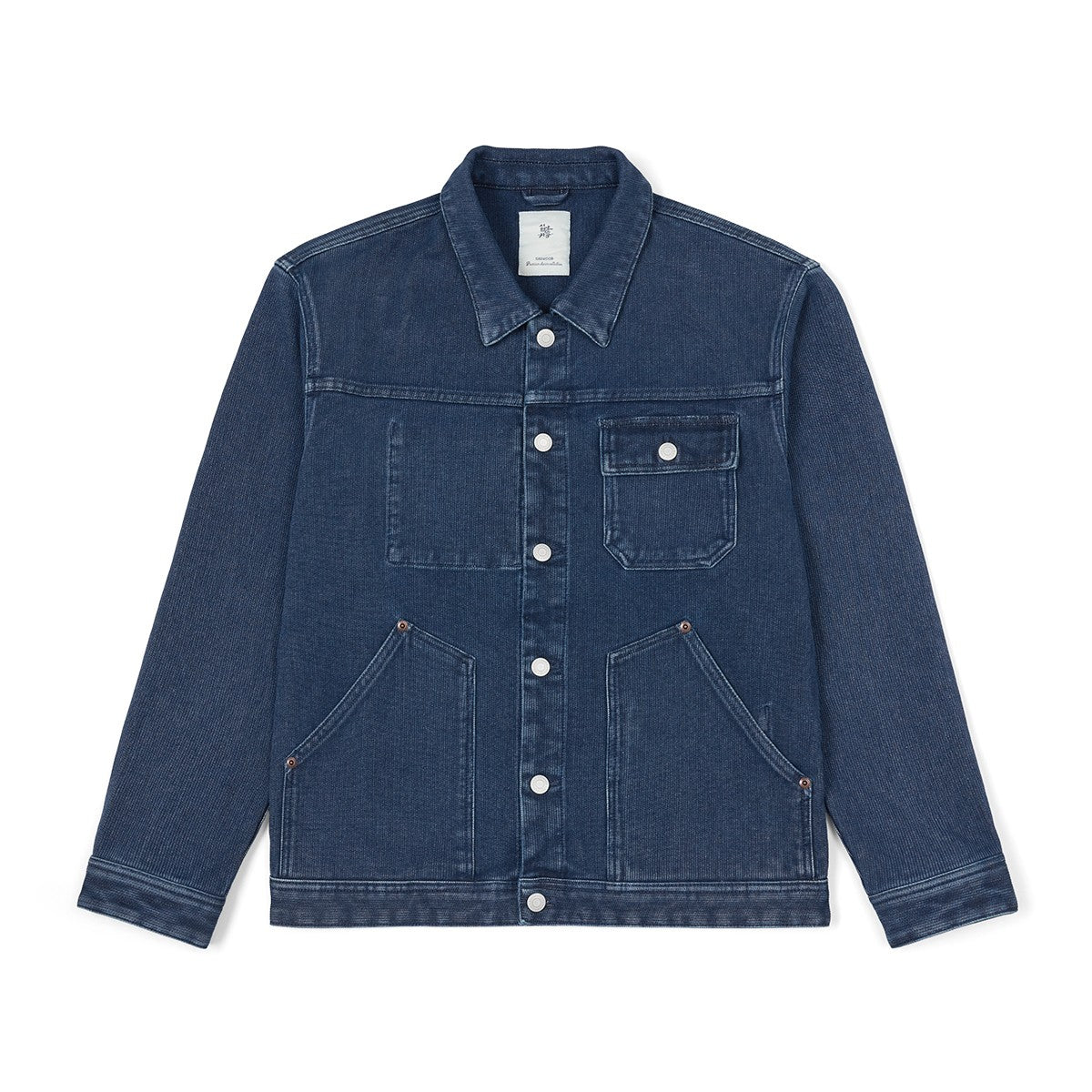 SIMWOOD High Standard 2025 Autumn New Oversize 12oz 100% Cotton Washed Indigo Blue Denim Jackets Fashion Cargo Jackets