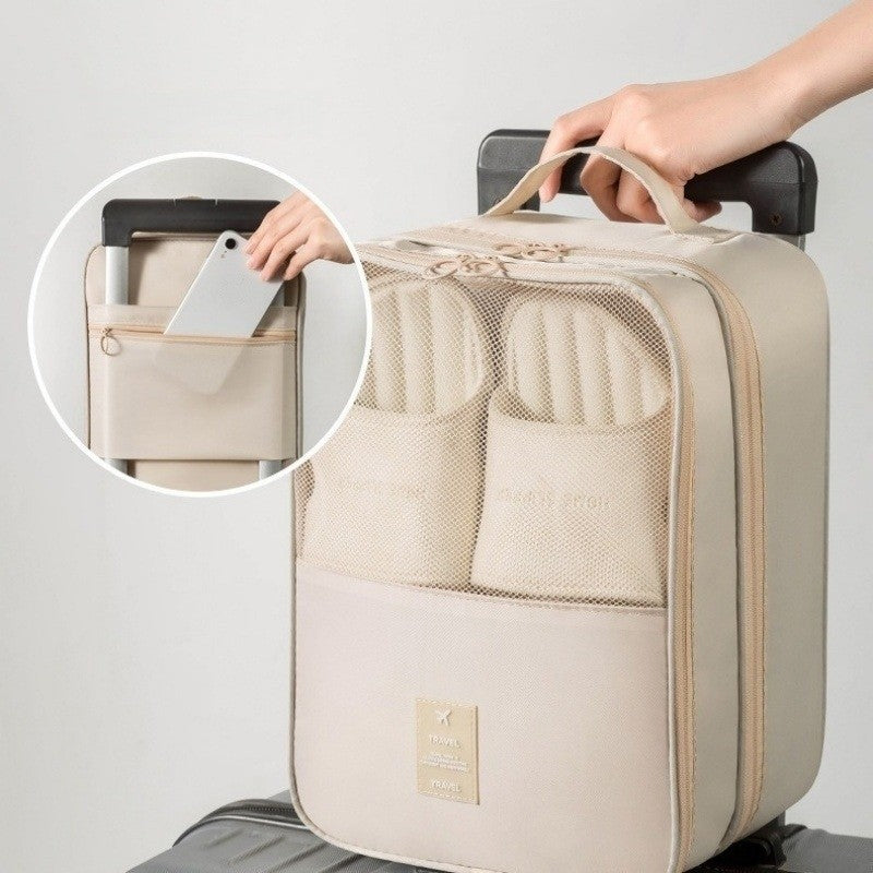 High Quality Portable Travel Shoe Bag Underwear Clothes Bags Double/Single Layer Organizer Storage Multifunction Accessories