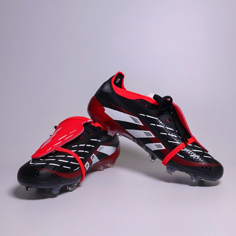 Q-2502 High Quality Mens Soccer Shoes Non-Slip Turf Soccer Cleats for Kids TF/FG Training Football Boots Chuteira Campo 35-45