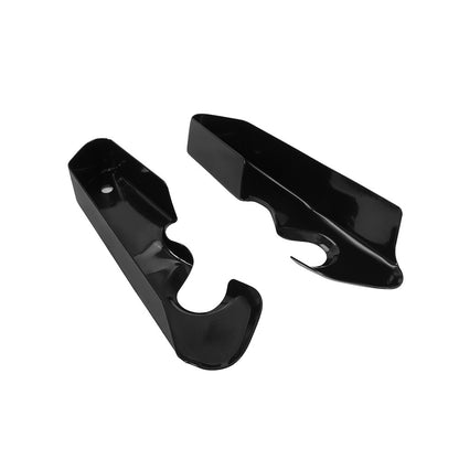 Par de Suportes de Para-lama Traseiro Curto Preto Brilhante para Motocicleta, Suportes de Sinal de Seta para Harley Sportster XL883 1200 04-Up