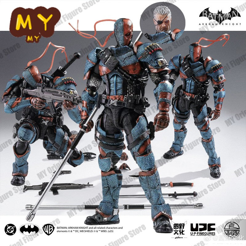 EM ESTOQUE LPZZ Deathstrok Figura U-P-Finegures Arkham Knight V8.04 Terno Bonecos de Ação Batman Estatueta 1/12 Coleção DC Brinquedo