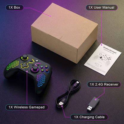Gamepad For Xbox One Console Xbox Seris S/X Wireless Dual Vibra Six Axis Gyroscope Game Xbox Controller Win 7 8 10