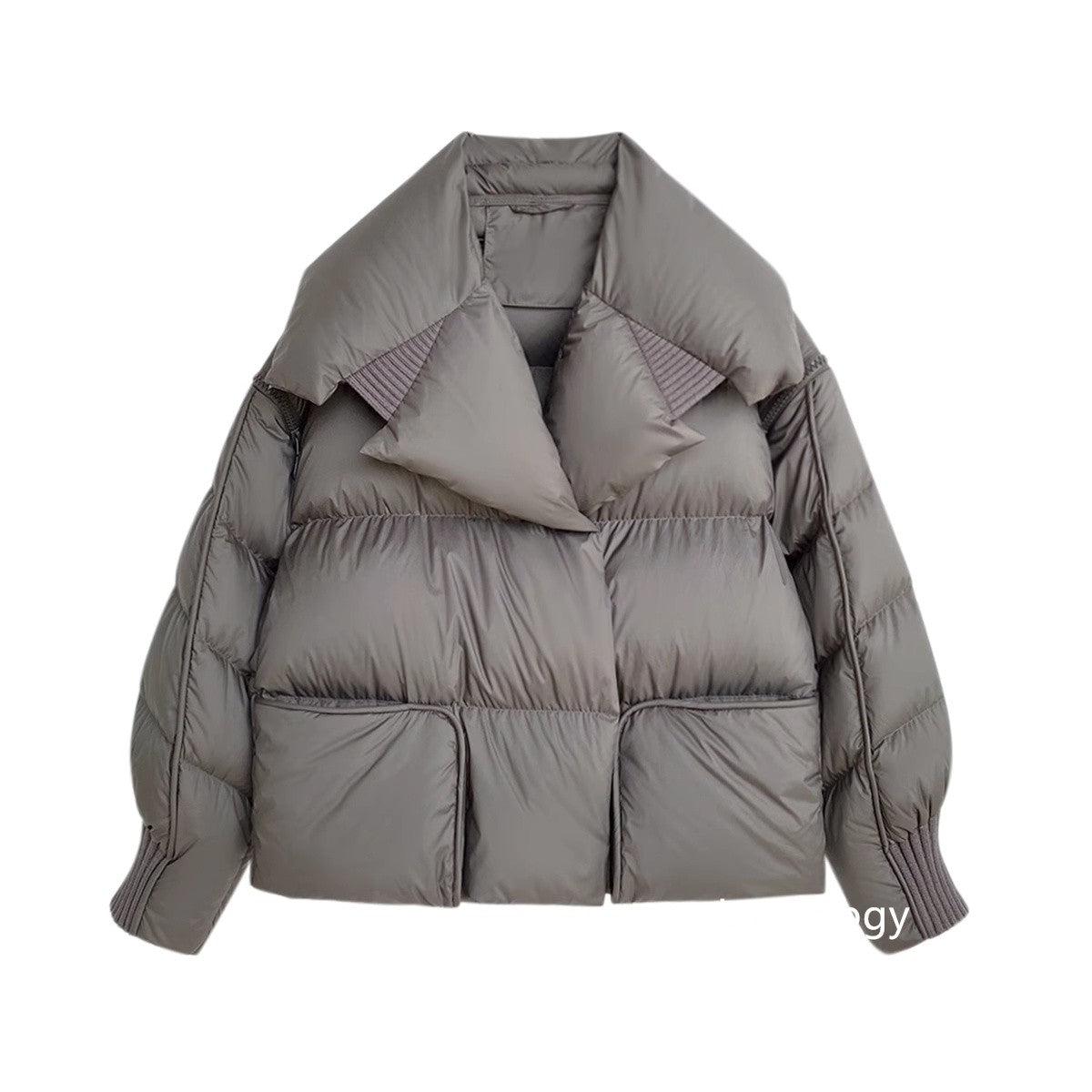 Lagabogy 2025 Winter Puffer Jacket Women Short 90% White Duck Down Coat Female Streetwear Warm Parkas Removable Sleeves Outwear