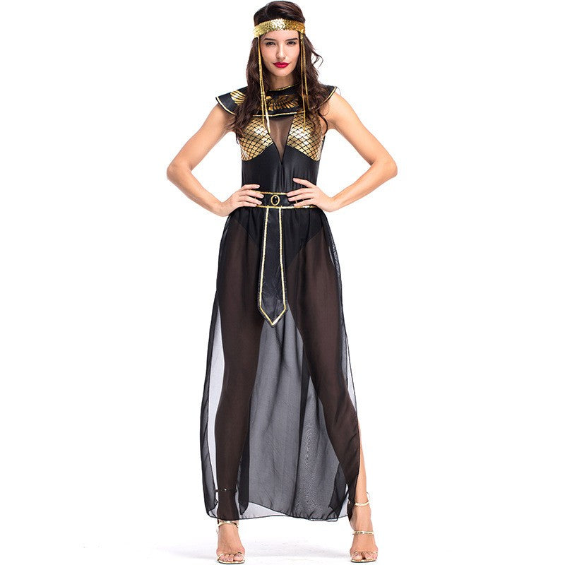 Halloween Ancient Egypt Egyptian Costume for Adult Cleopatra Queen Cosplay Carnival Party Party Dress