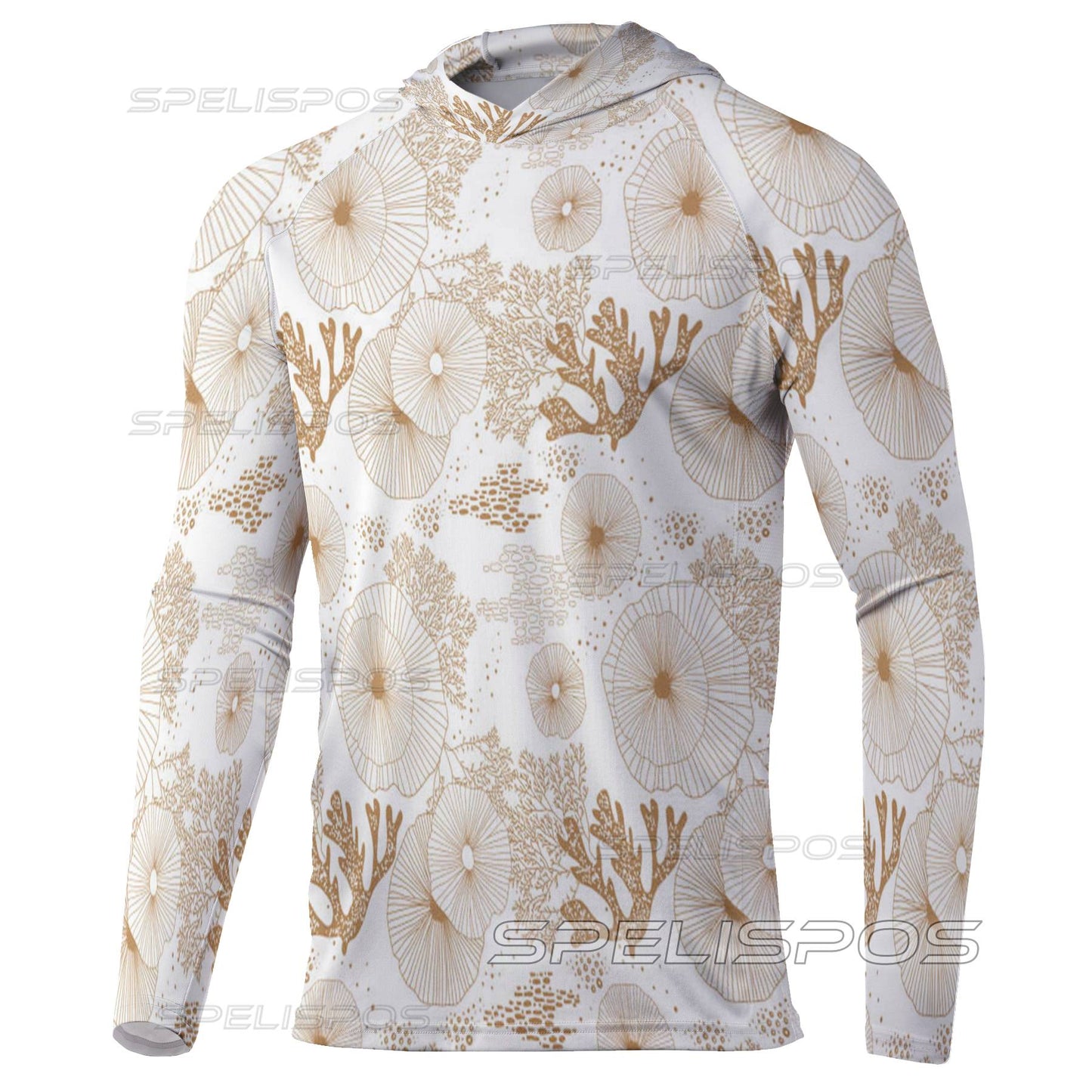 Fishing Shirts UPF 50+ Fish Maillot Tops Wear Beach Gear Hoodies Anti-UV Yacht Sea Angling Sports Uniform Jersey Running Hood