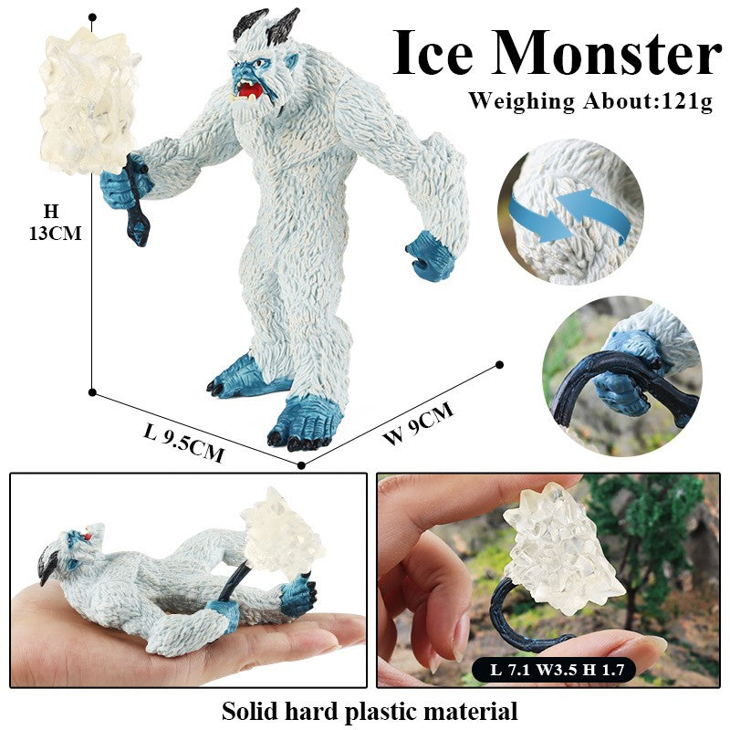Oenux Simulação Dinossauro Dragão Tartarugas Touro de Fogo Orangotango Golem de Magma Modelo Animal Figuras de Ação Coleção de PVC Brinquedo Infantil Presente