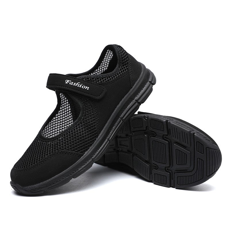 Sapatos Femininos Respiráveis Vulcanizados Brancos Tênis Feminino Moda Malha Respirável Sapatos Casuais de Caminhada Sapatos de Trabalho Feminino