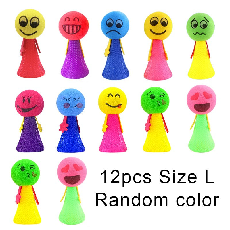 Fun Bouncing Doll Games Kids Party Goodies Toys Birthday Gifts Souvenir Pinata Filler Kindergarten School Reward Toys Bag