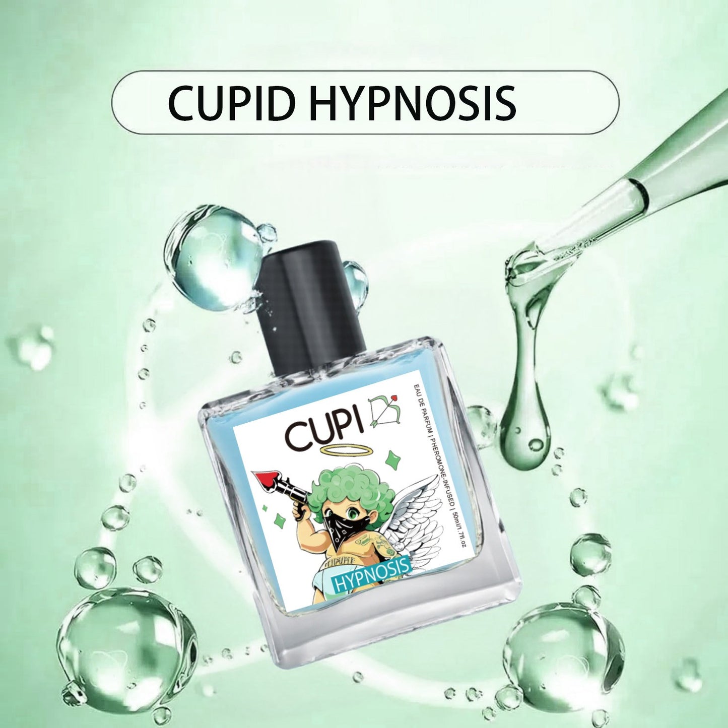 Cupid Hypnosis Perfume Original Eau de Parfum Infused Cologne for Men Long Lasting Pheromone Fragrance for Men 50ml