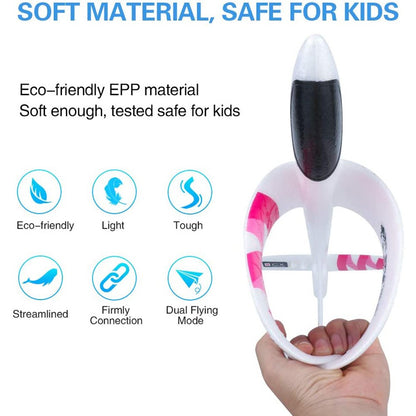 Avião de espuma grande de 36cm x 48cm, planador de avião de arremesso manual, aviões de bolha EPP inerciais, brinquedos de lançamento ao ar livre para crianças e meninos de presente