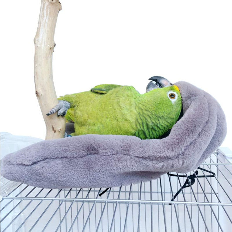 Ninho de Xale de Pássaro Quente de Inverno Canto Manta de Papagaio Tenda Suspensa de Pequeno Animal de Estimação Decoração de Gaiola para Periquito Agapornis Calopsita