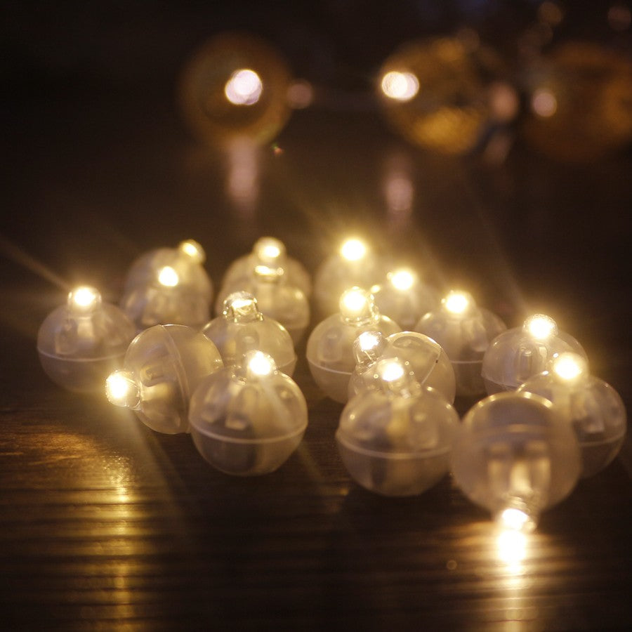 50/100/150/200/300pcs Tumbler Round Ball Light Balloon LED Flash Luminous Lamps Lantern Light for Wedding Party Birthday Decor