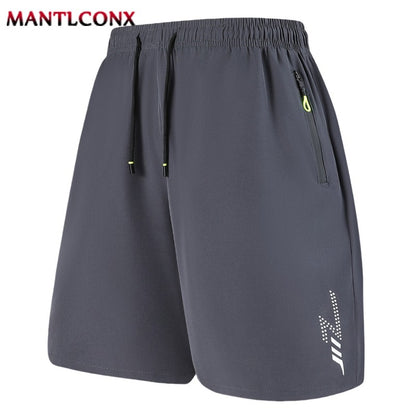 Breathable Running Jogging Men's Shorts Quick Dry Fashion Board Shorts Male Summer Elastic Casual Shorts Men Solid Color M-4XL