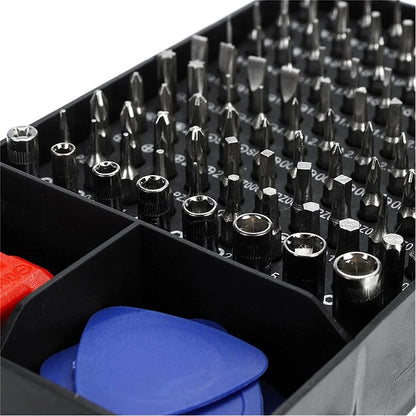 Kit de Chaves de Precisão 115 em 1, Bits Magnéticos com Estojo, Bits para Parafusadeira de Impacto para iPhone, Óculos, Eletrônicos, 3 unidades/pacote