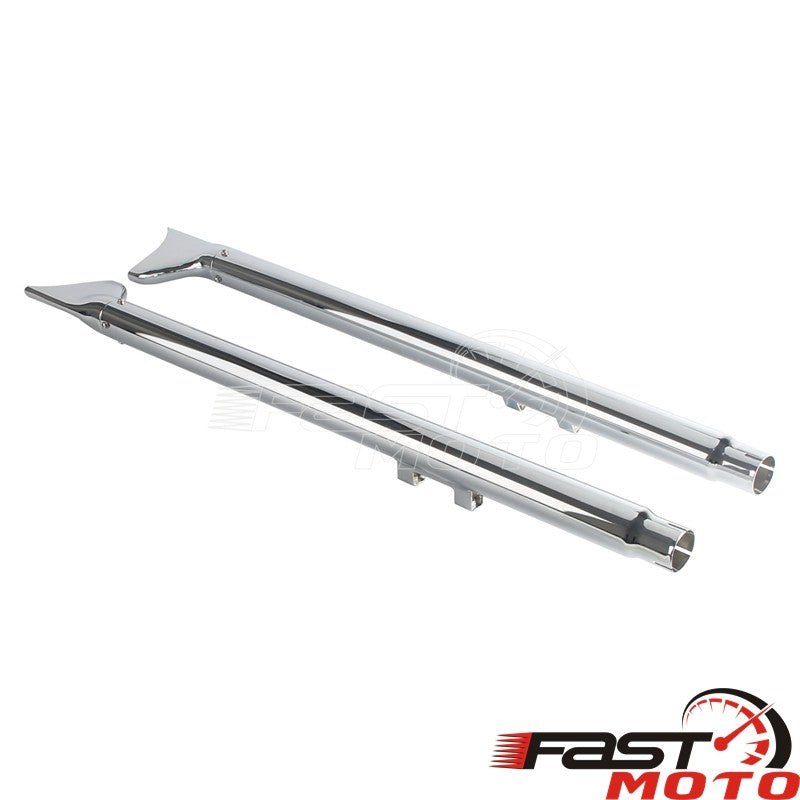 Motorcycle Fishtail Exhaust Muffler For Harley Softail Deluxe EFI FLSTNI Deuce FXSTDI Heritage Classic Engine Exhaust System