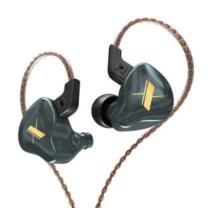 KZ EDX Wired Headset In-Ear Monitor Earbuds Earphones Detachable Cable Sport Game Noice Cancelling Headphone With Microphone