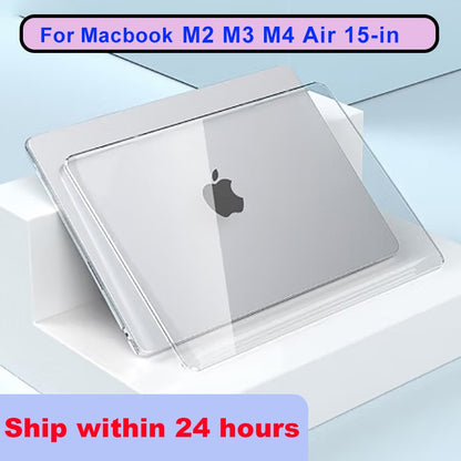 Capas para Notebook para MacBook Air 15 Capa M4 2025 A3241 Touch ID pasta macbook Air 15.3 polegadas 2024 M3 A2941 M2 2023 A3114 Funda shell