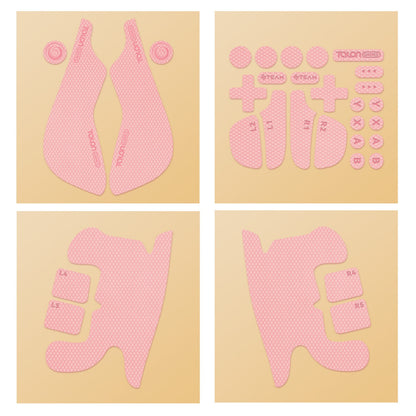 TALONGAMES Pro Version Controller Grip Tape Compatible with Steam Deck,Buttons,Trigger,Non-slip Anti Sweat (Light Pink)