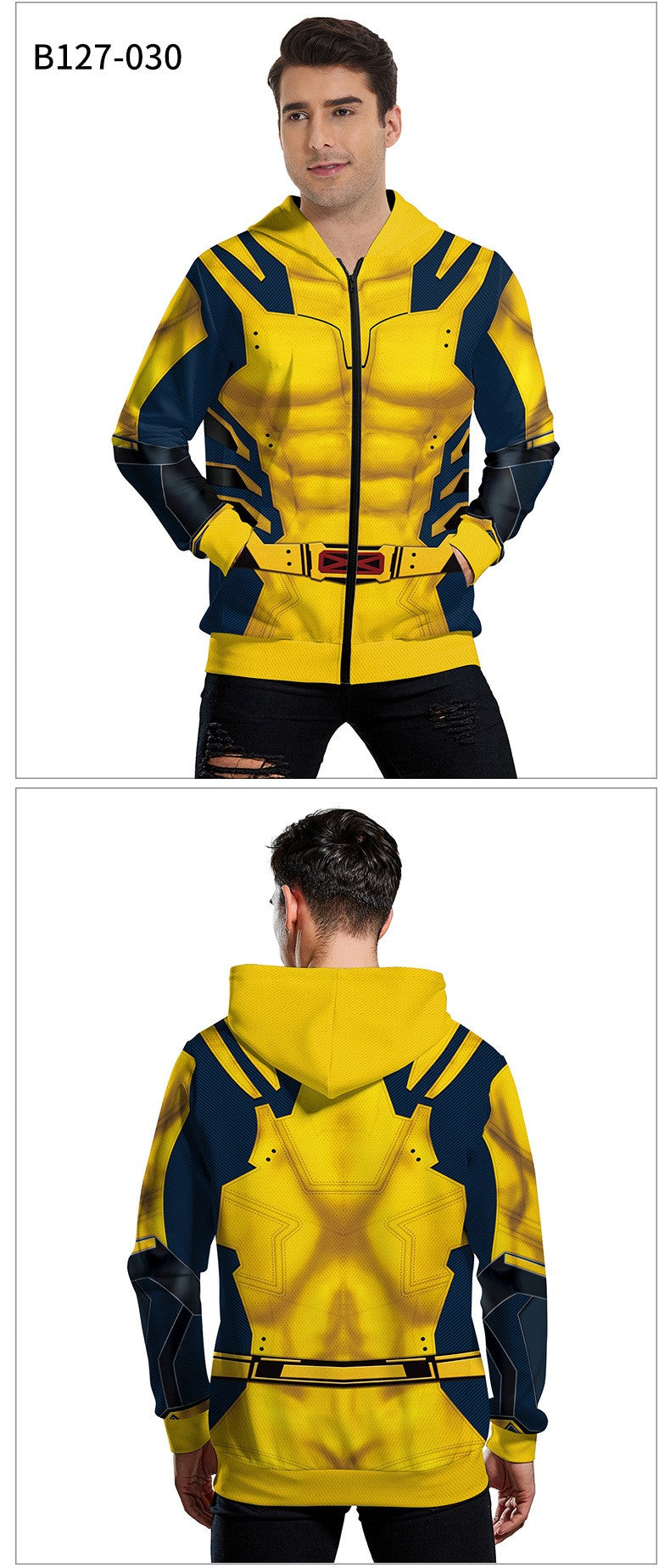 super-héros hommes film Deadpool Wolverine Cosplay Costumes Hallloween combinaison Performance fête Zentai body