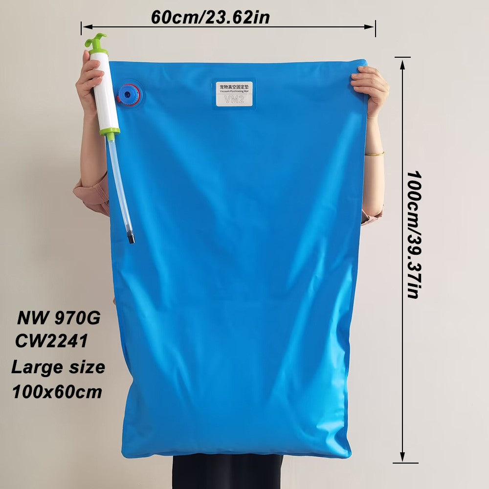 Acessórios Cirúrgicos para Animais Tapete de Posicionamento a Vácuo para Pet Pequeno Bloco de Exame Veterinário Sala de Cuidado de Animais 100x60cm 60x40cm