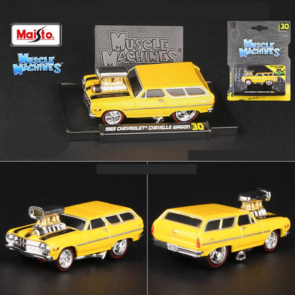 Conjunto de veículos Maisto 1:64 Ferrari Ford Chevrolet Shelby Buick Toyota Audi Nissan Muscle, série de modelos de carros em miniatura Die Cast