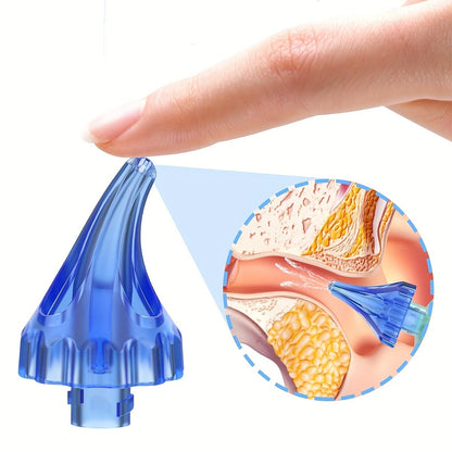 9 peças ferramenta eficaz para remover cera de ouvido com seringa para limpeza de ouvidos, kit de limpeza de ouvidos de viagem para limpeza suave dos ouvidos cera de ouvido