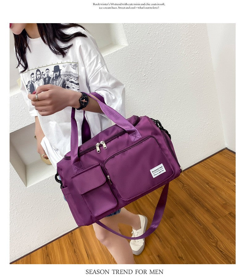 Womne's Travel Bags Handbags Gym Shoulder Bags Oxford Fitness Camping Trekking Bags Hiking Waterproof Outdoor Crossbody Bag