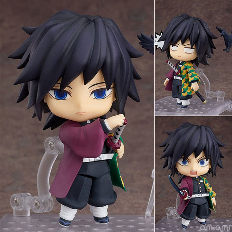 6 tipos de bonecos de ação Demon Slayer Kamado Nezuko Tanjirou Agatsuma Zenitsu Hashibira Inosuke Tomioka Giyuu Kochou Rengoku