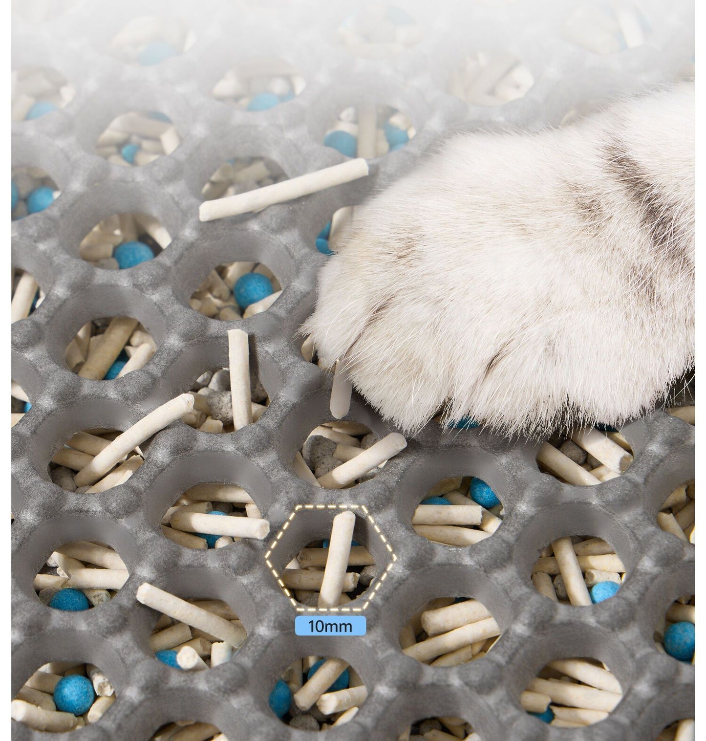 Tapete higiênico para gatos 60CMX90CM à prova d'água, camada dupla, para caixa de areia, tapete para gatos, tapete lavável e antiderrapante, para limpeza de animais de estimação