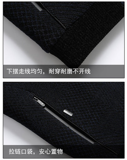 2024 New style Men's Woolen Coat Winter Classic Casual Overcoat Mens high quality Thicken trench coat men full size M-4XL