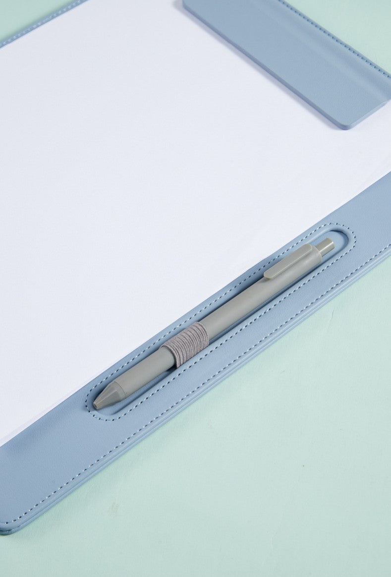 A4 leather writing clip, business folder, data book, office storage menu clip, contract book clip, music score clip