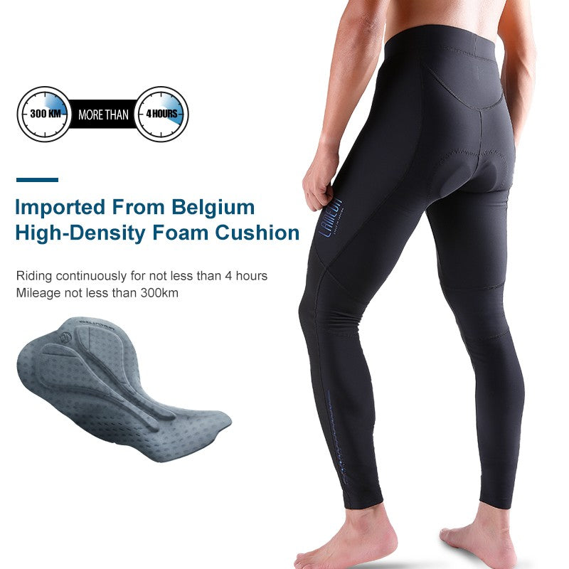 LAMEDA 2025 Pro Winter Cycling Bib Longs Thermal Wool Lined Windproof Reflective Padded Bike Pants Seamless Leg Panel 3D Cutting