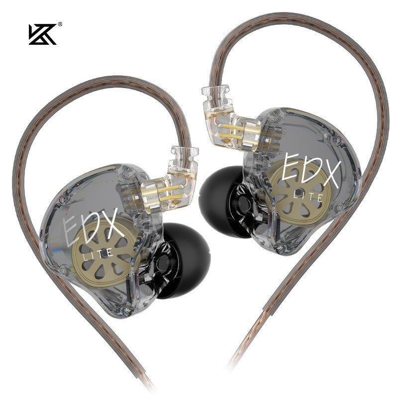 KZ EDX Lite Wired In Ear Earphones  Monitor Stage Live Headphones HIFI Stereo Bass Music Earbuds Sports Gaming Headset